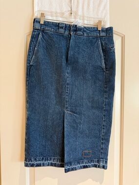 Maison Martin Margiela Indigo Denim Skirt with Branded Tag